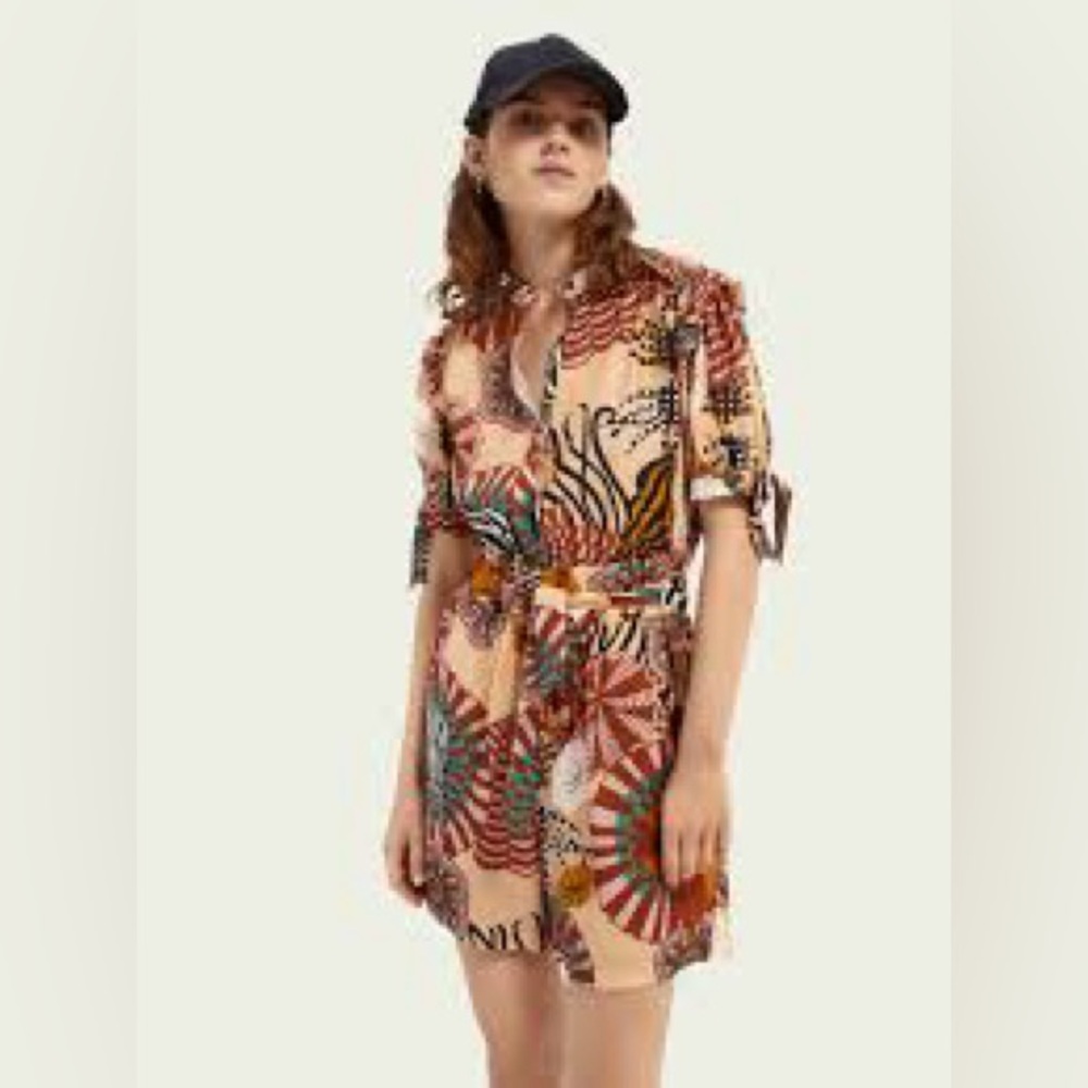 ๐ป5/$30๐ป SCOTCH & SODA | Madison Scotch Sun Ray Romper - Picture 1 of 10